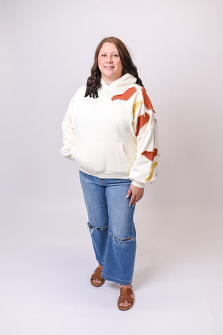Celestial Sky Patchwork Hoodie