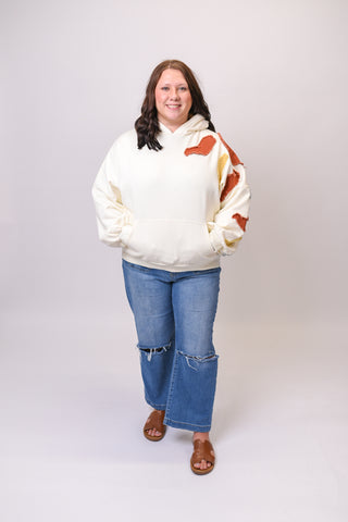 Celestial Sky Patchwork Hoodie
