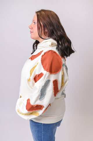 Celestial Sky Patchwork Hoodie