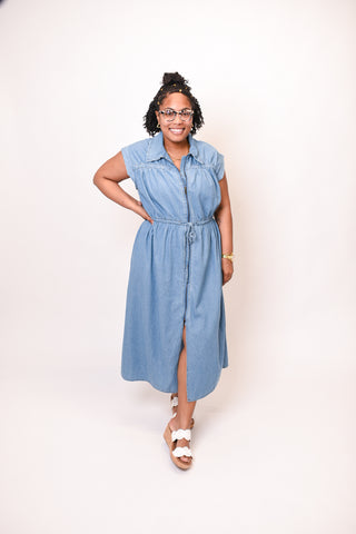 Denim Dreams Midi Dress