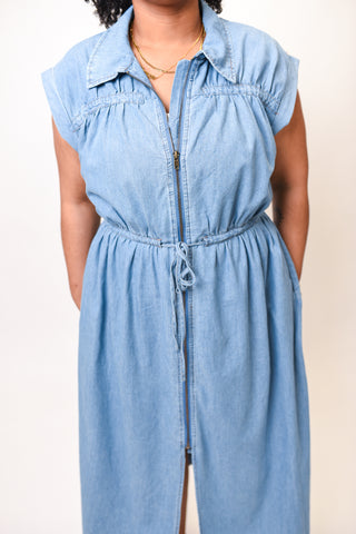 Denim Dreams Midi Dress