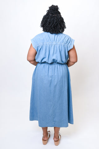 Denim Dreams Midi Dress