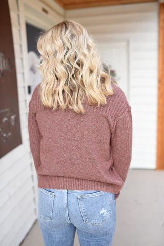 The Perfect Mock Turtleneck Sweater
