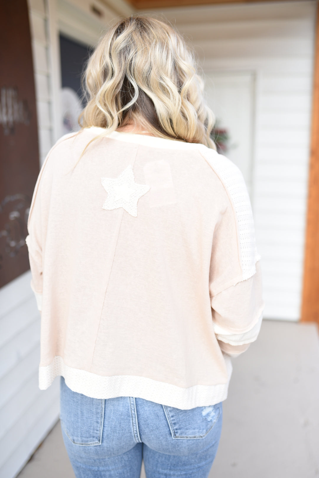Count The Stars Contrasting Pullover