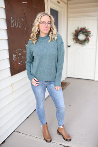 The Perfect Mock Turtleneck Sweater