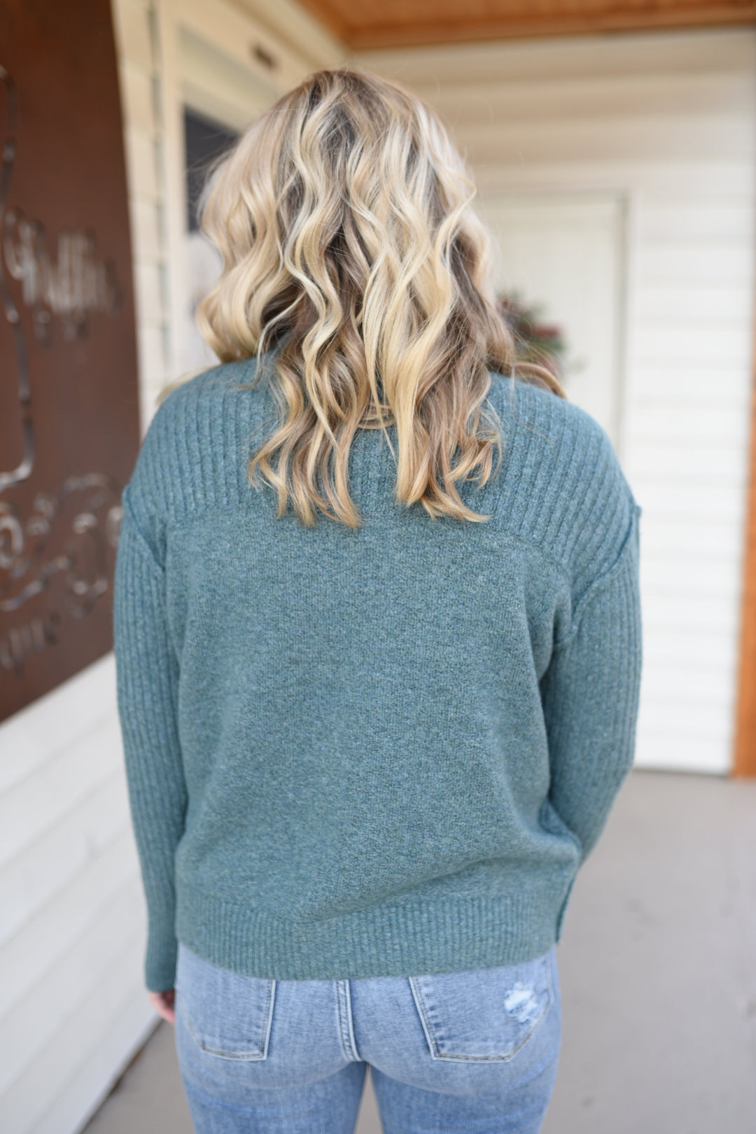 The Perfect Mock Turtleneck Sweater