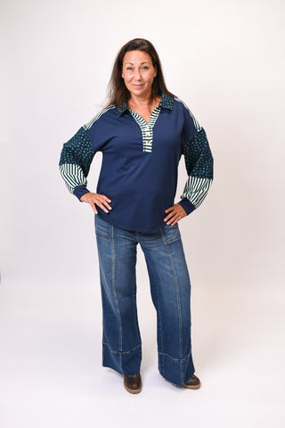 Wildflower Pop Pullover