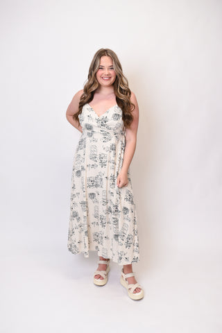 Parisian Getaway Bowtie Sundress