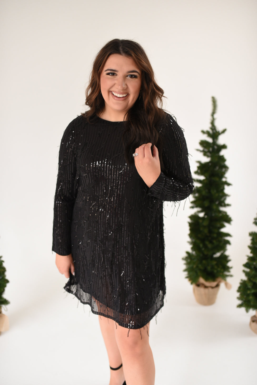 Always Classic Lined Sequin Dress