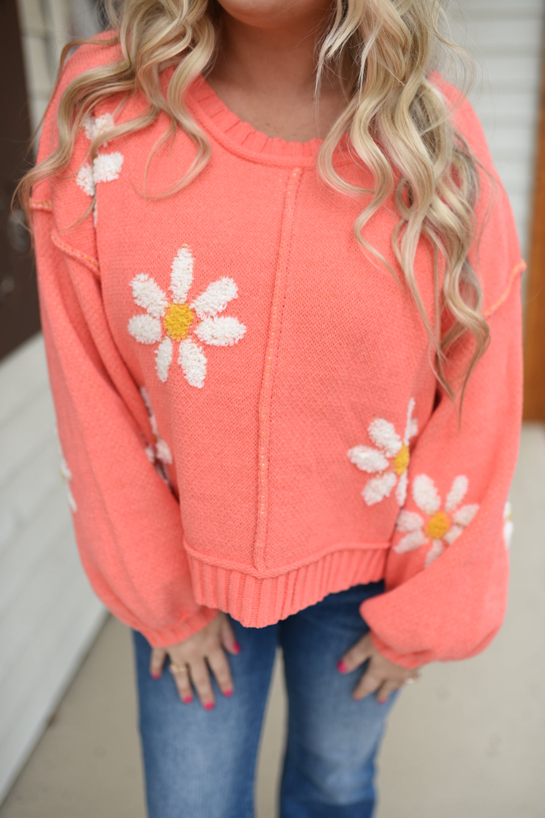 Round Up The Flowers Sweater