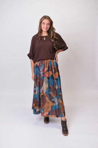 Crisp Air Midi Skirt