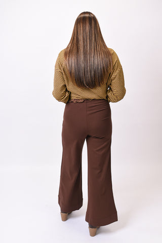 No Plans Pants in Brown
