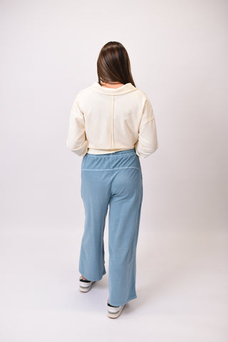 Chill Out Lounge Pants in Blue Grey
