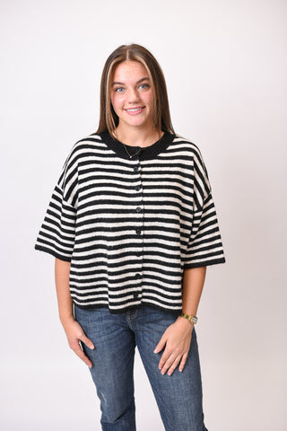 Sideline Stripe Cardigan