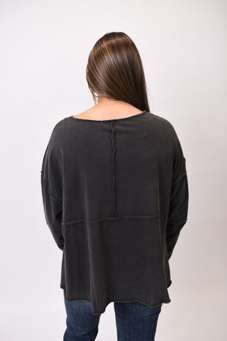 Day Off Pullover in Black