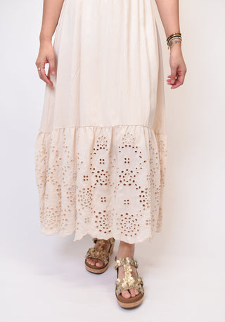 Under The Sun Maxi Sundress in Natural