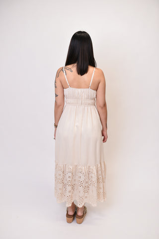 Under The Sun Maxi Sundress in Natural