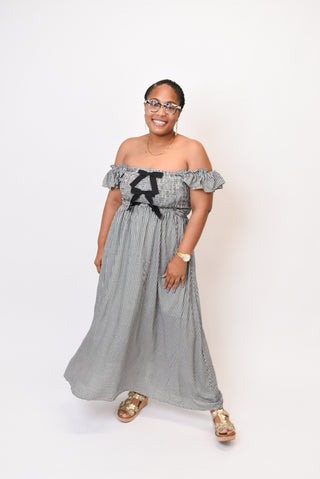 Gingham Love Midi Dress