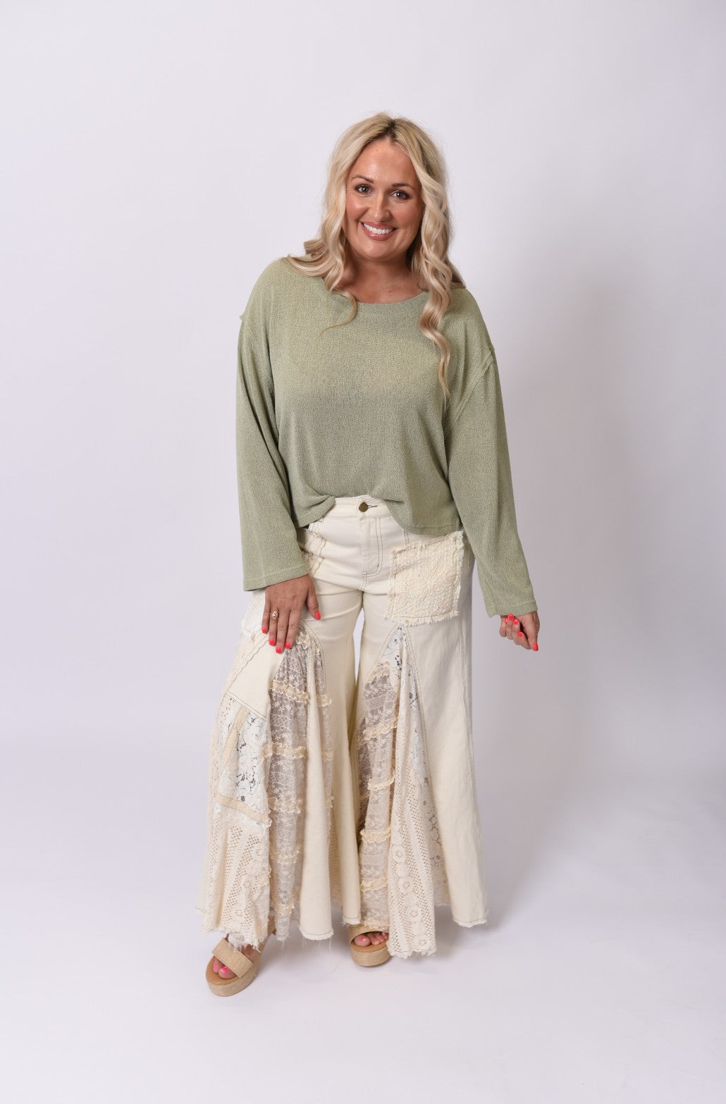 Vintage Vibes Lacy Pants Oli and Hali