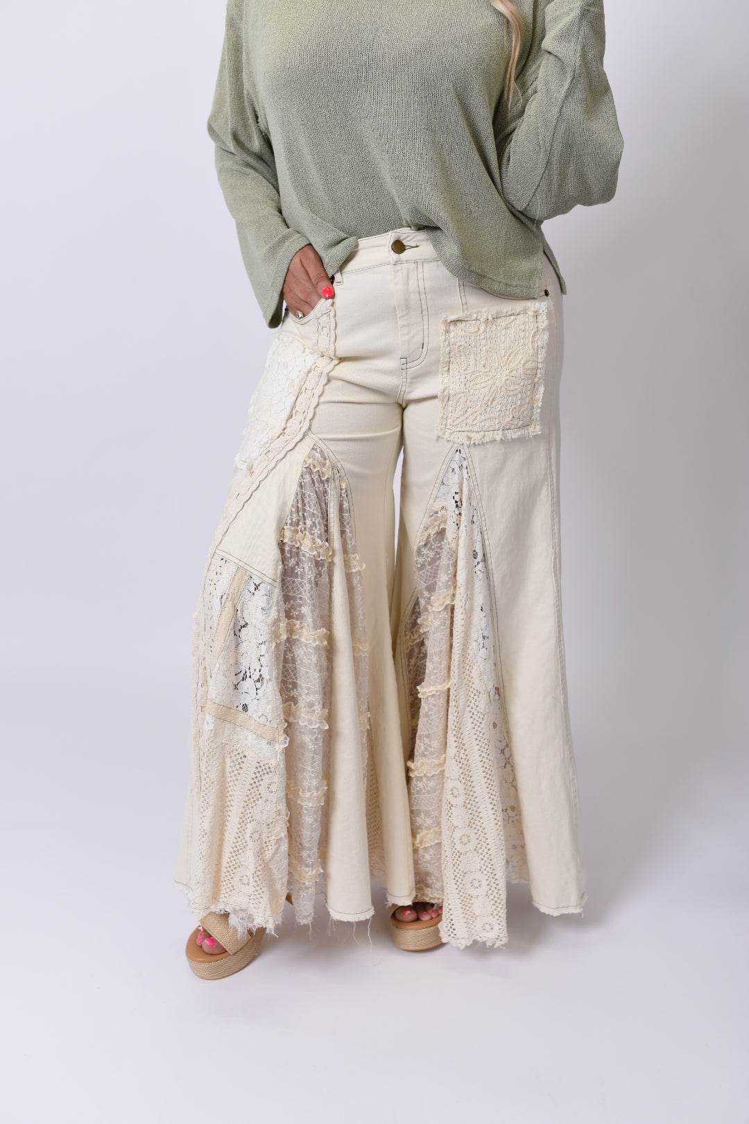 Vintage Vibes Lacy Pants Oli and Hali