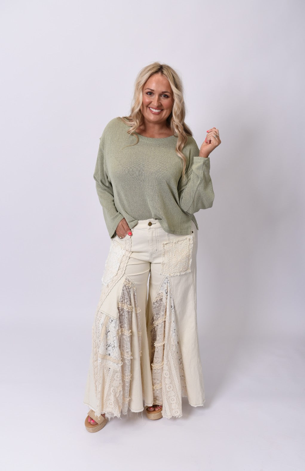 Vintage Vibes Lacy Pants Oli and Hali