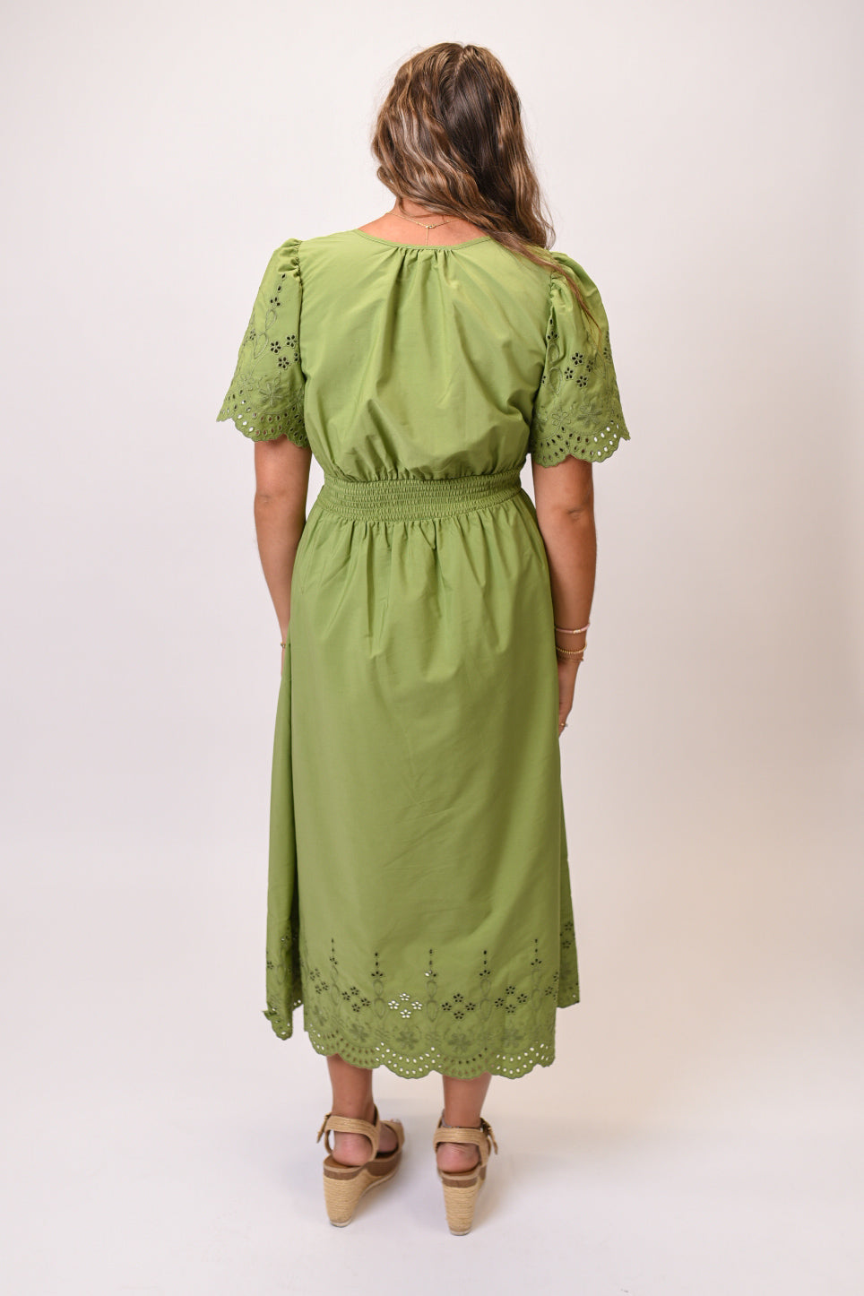 Garden Soiree Belted Midi Dress