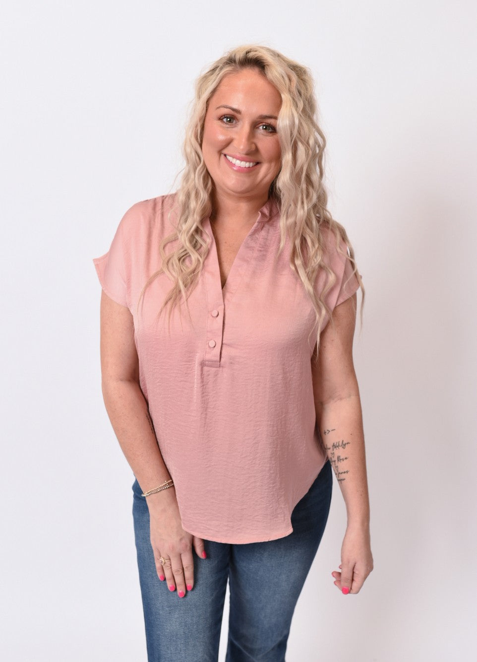 Great Resources Blouse in Dusty Pink