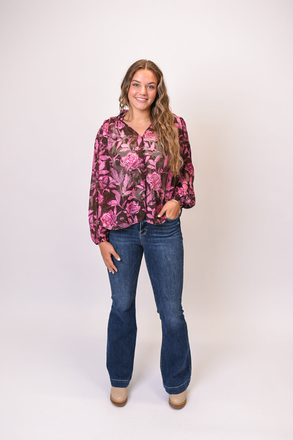 Pressed Petals Floral Blouse
