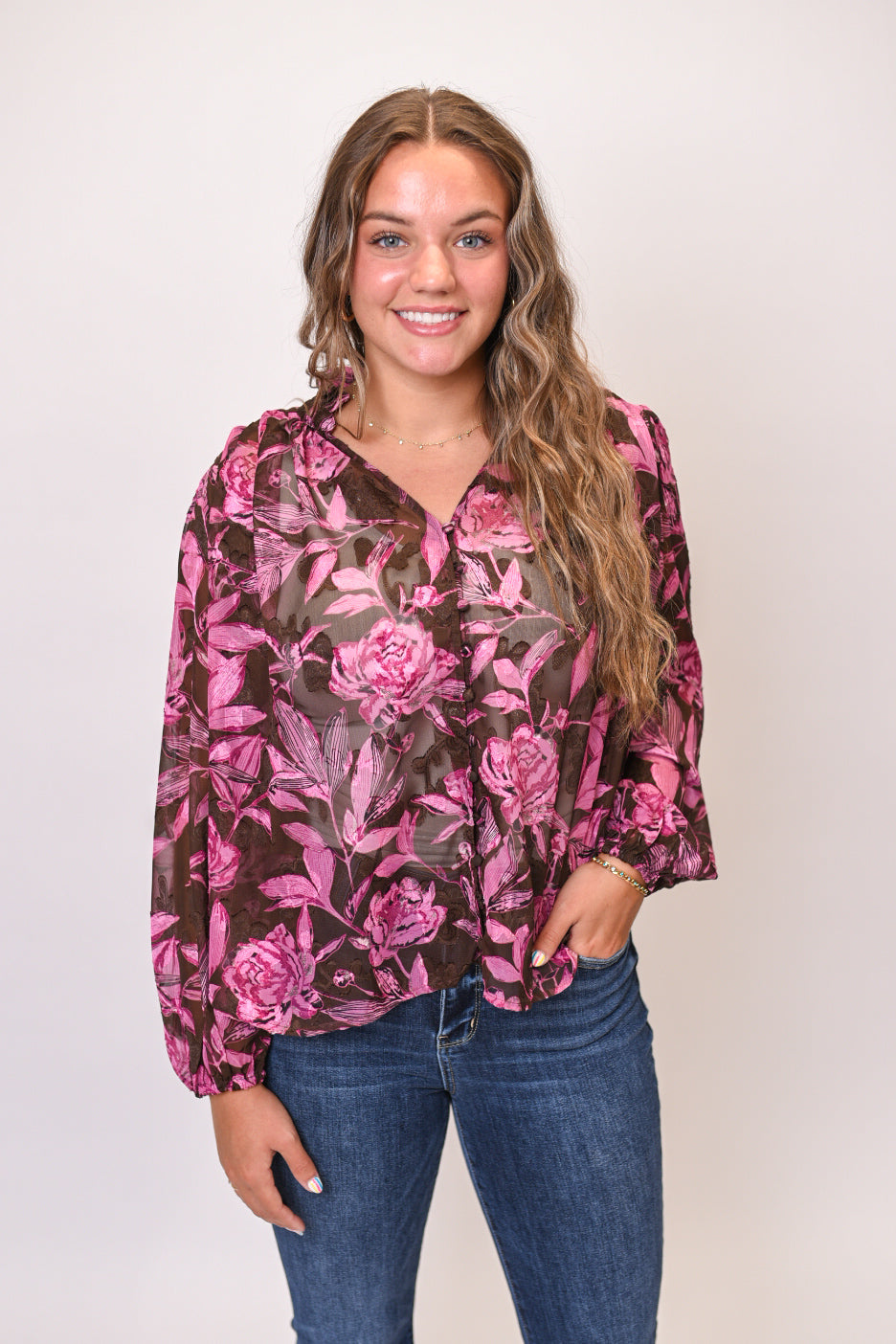 Pressed Petals Floral Blouse