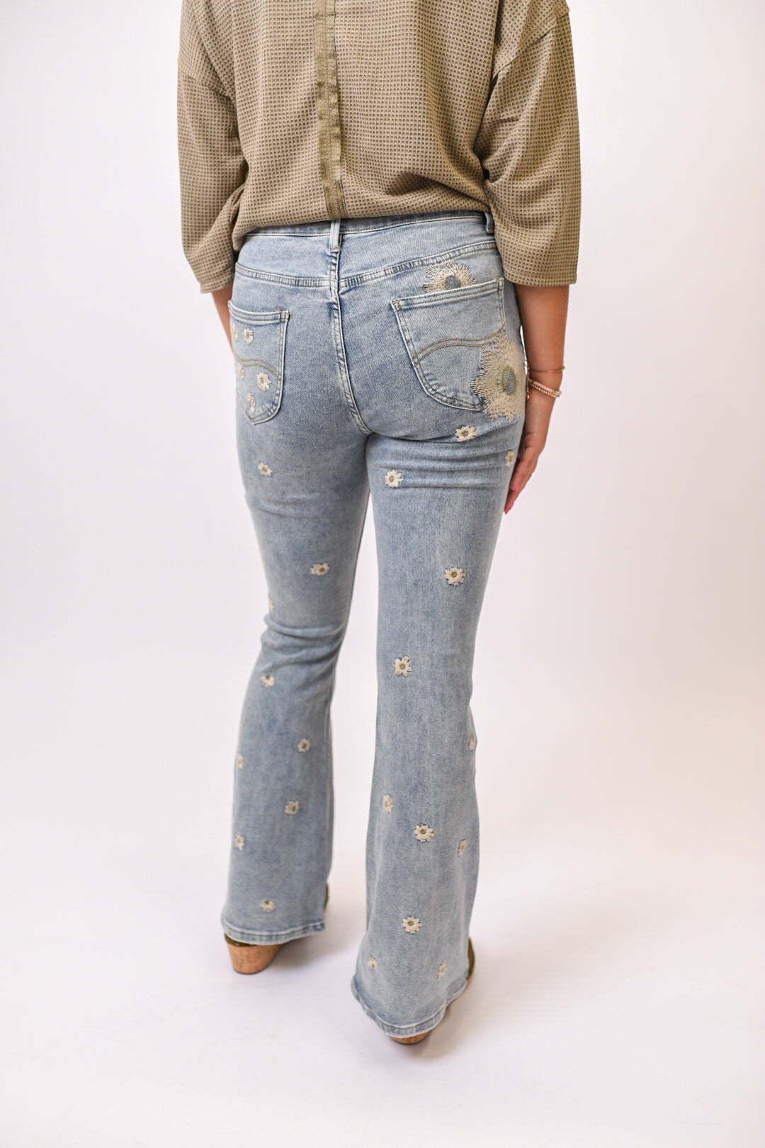 Oli & Hali Faded Daisies Denim