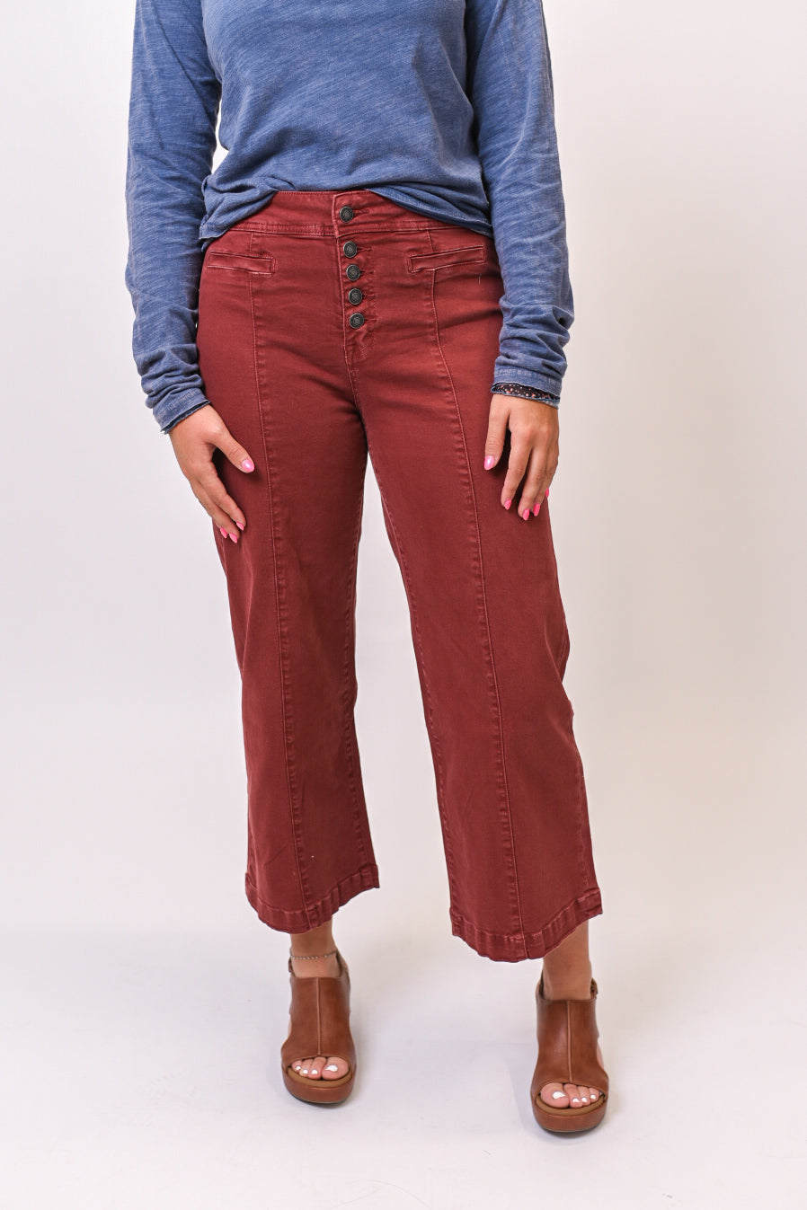 Off The Grid Wide Leg Mica Jeans
