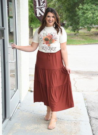 Thankful Floral Graphic Tee