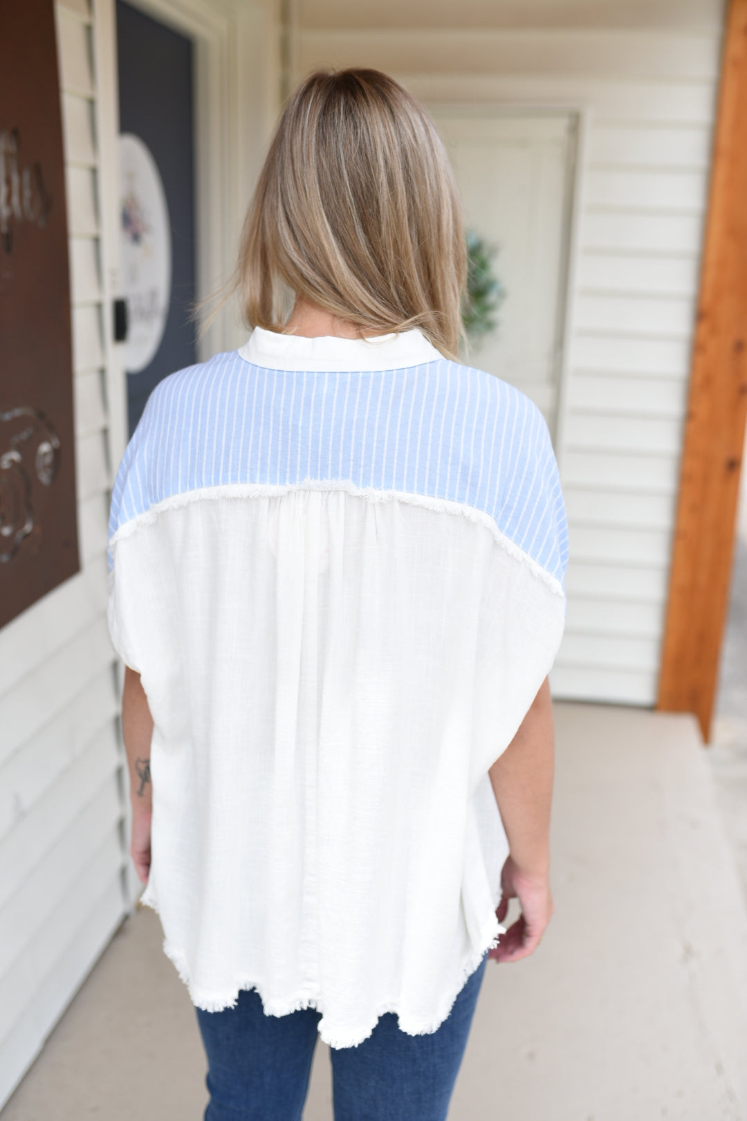 Boundless Energy Linen Button Down Top