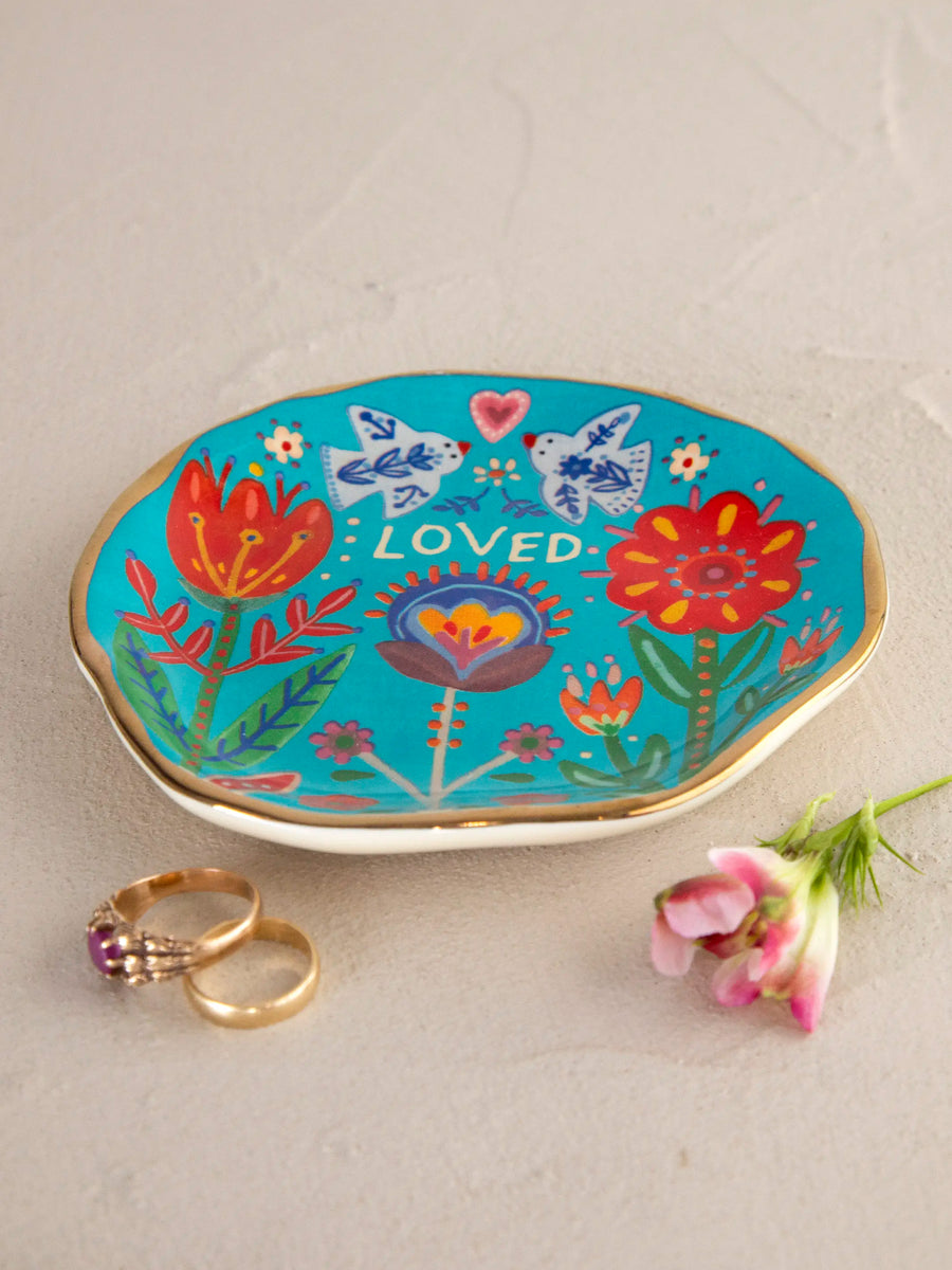 Artsy Trinket Dish - Loved