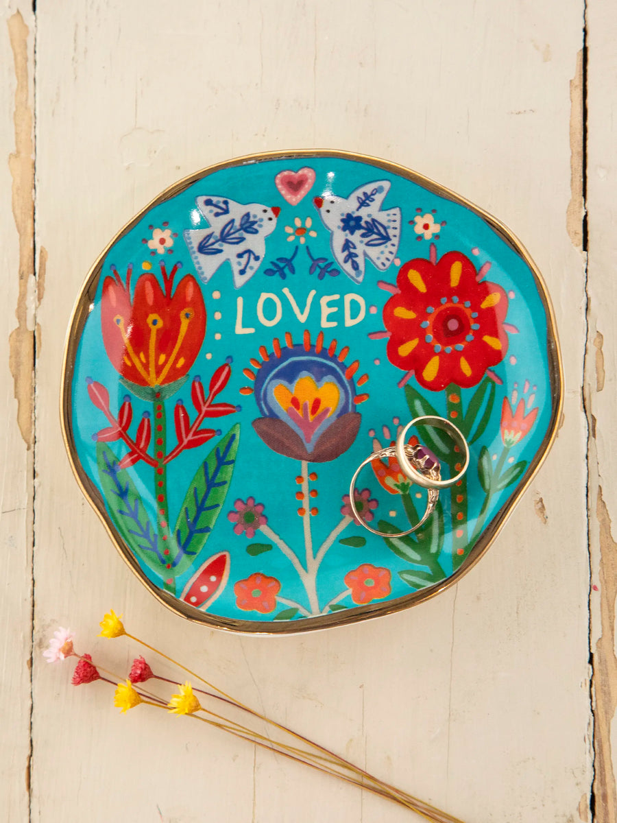 Artsy Trinket Dish - Loved