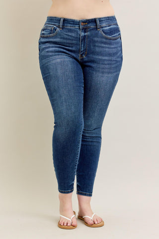 Easy Street Skinny Judy Blue Jeans Curvy