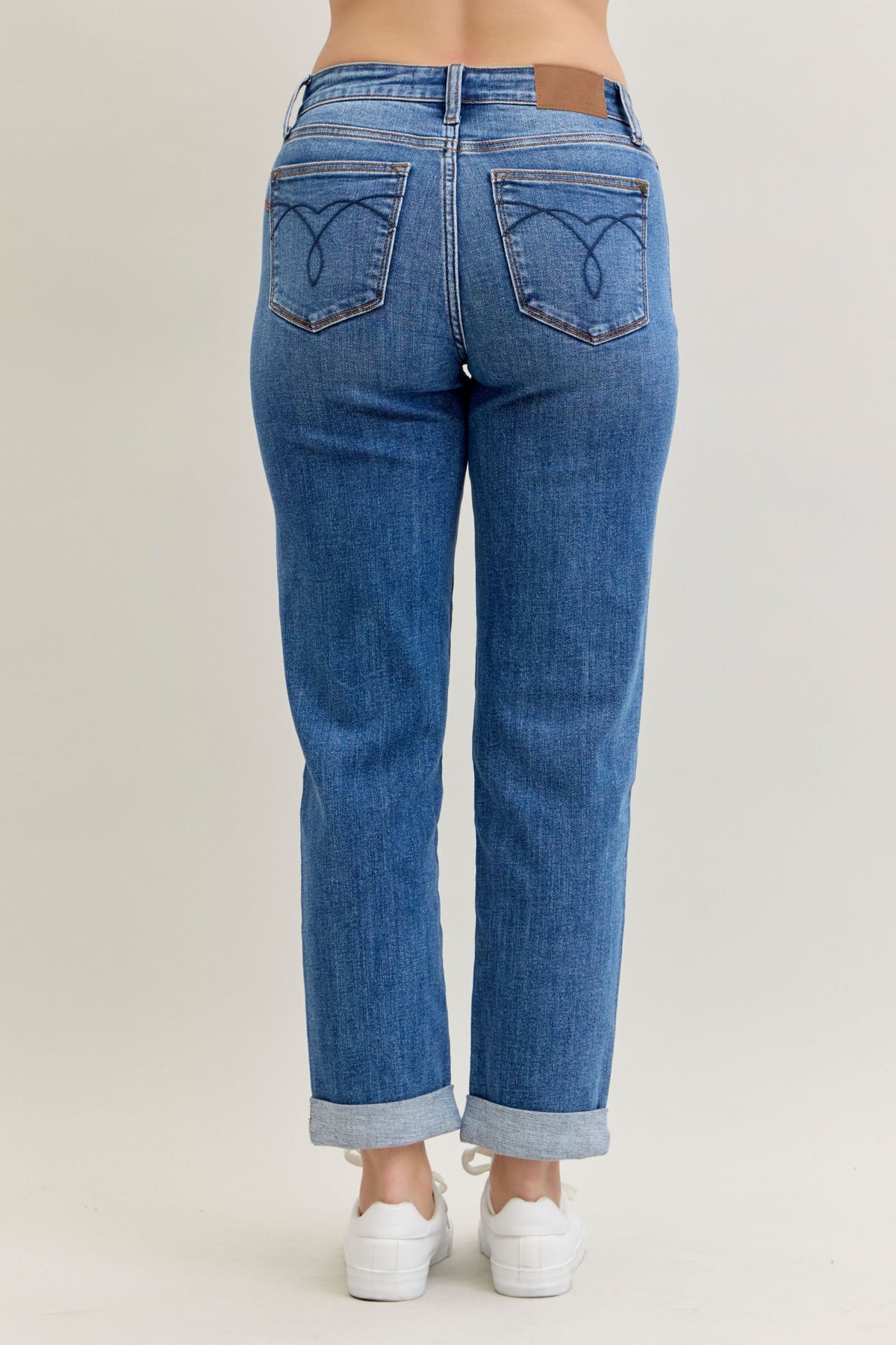 Everyday Favorite Boyfriend Jeans-Mid-rise