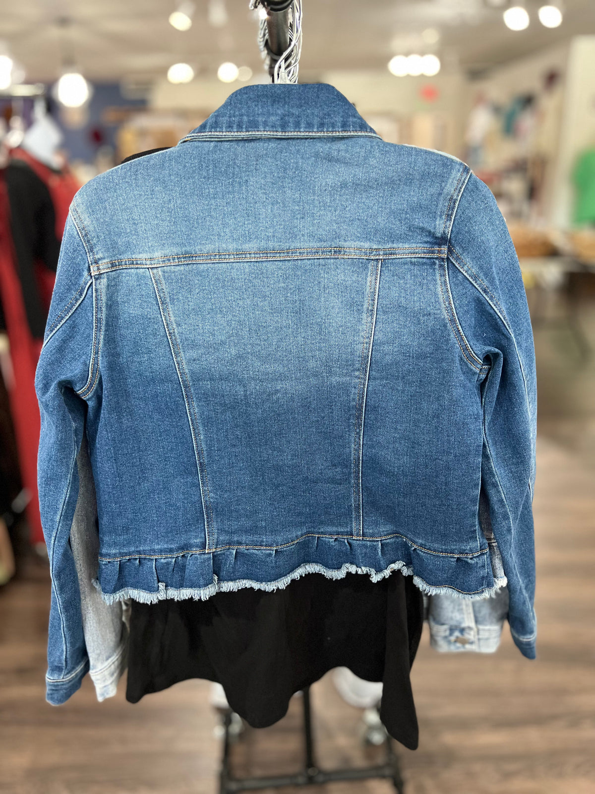 Touch Of Ruffles Jean Jacket