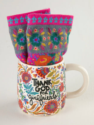 Mug & Sock Set - Girlfriends