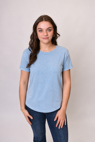 The Easy Tee in Blue