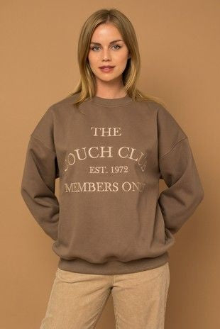 Couch Club Fleece Sweatshirt