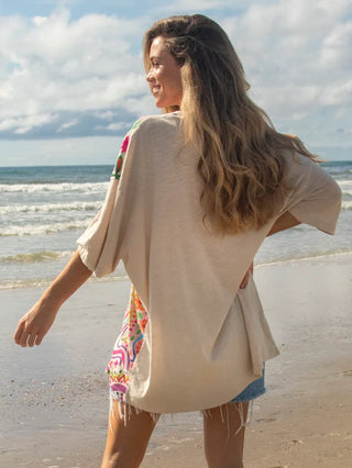 Natural Life Oversized Tee - Sunshine