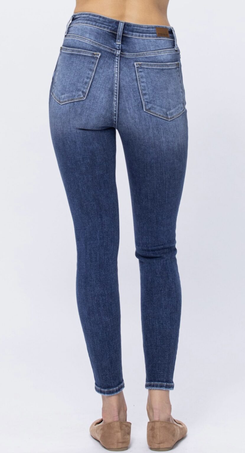All Rise Button Fly Judy Blue Jeans