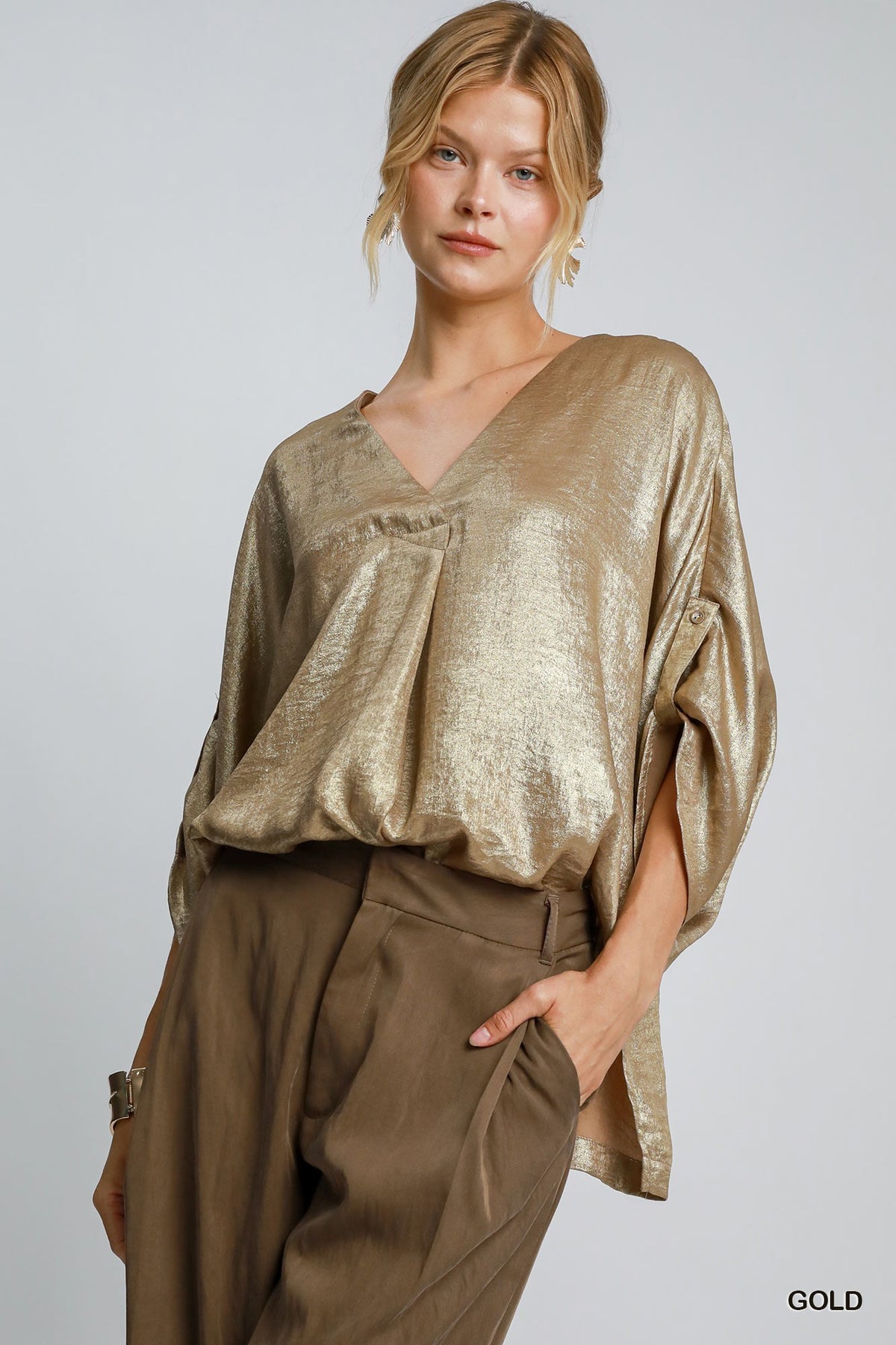 Golden Hour Glam Blouse Curvy