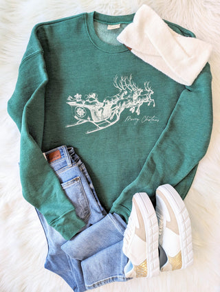 Vintage Merry Christmas Sweatshirt