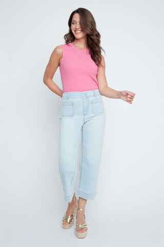 Nantucket Cropped Straight Leg Denim
