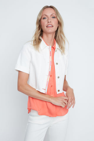 Subtle Elements Cropped Jacket