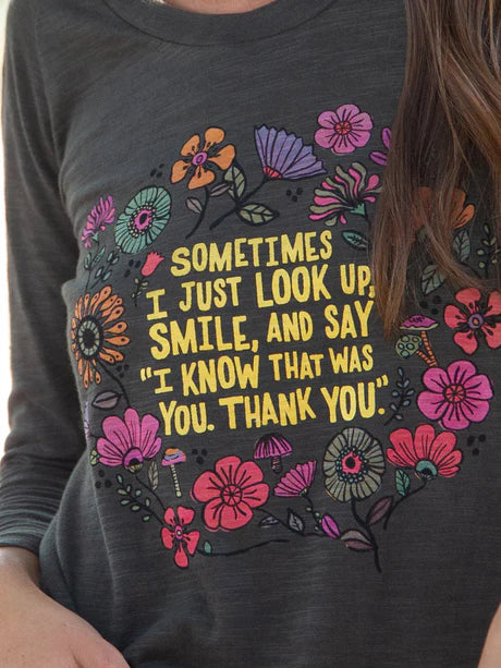 Look Up and Smile Long Sleeve Tee