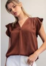 New Chapter Blouse in Chocolate