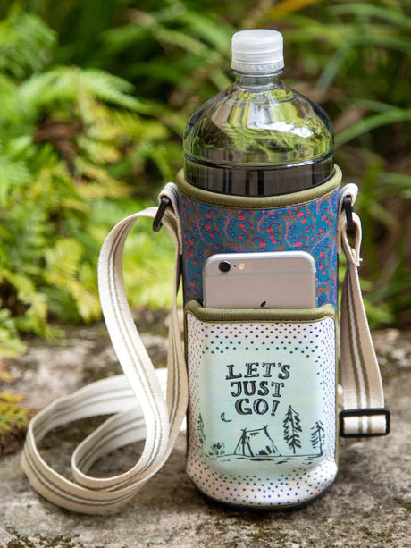 Insulated Water Bottle Carrier - Let&#39;s Just Go